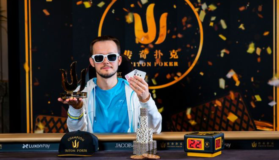 Badziakouski Bags Himself a Record Fourth Triton Poker Title
